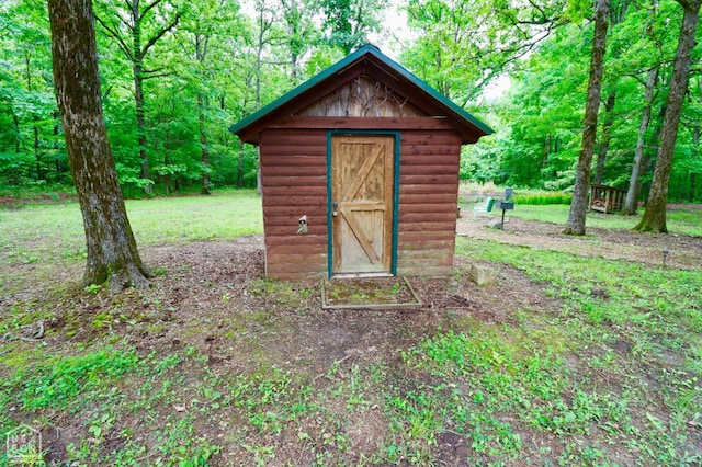 0 Cokley Rd, Warm Springs, AR 72478 - view of shed featuring a forest view