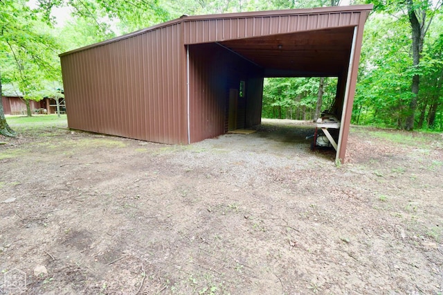 0 Cokley Rd, Warm Springs, AR 72478 - view of parking / parking lot featuring an outbuilding