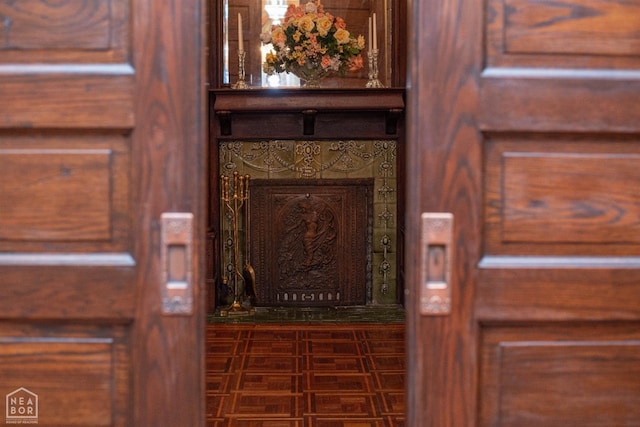 view of room details