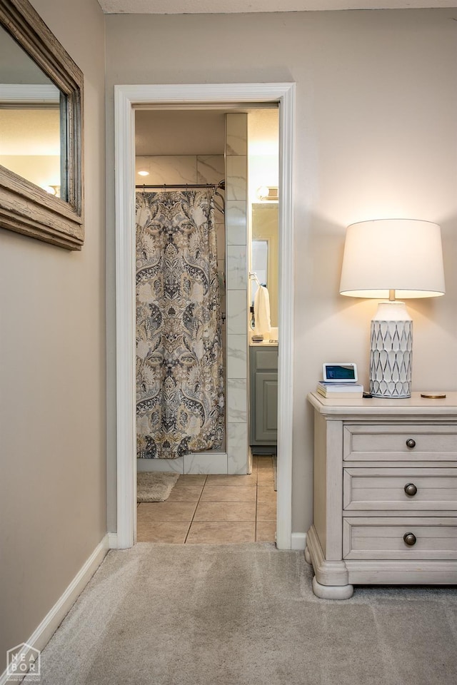 321 Crestfield Dr, Jonesboro, AR 72404 - full bathroom with vanity and a shower with curtain