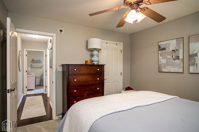 321 Crestfield Dr, Jonesboro, AR 72404 - bedroom featuring carpet and ceiling fan