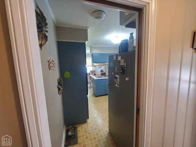 691 Crestline Dr, Piggott, AR 72454 - corridor featuring ornamental molding