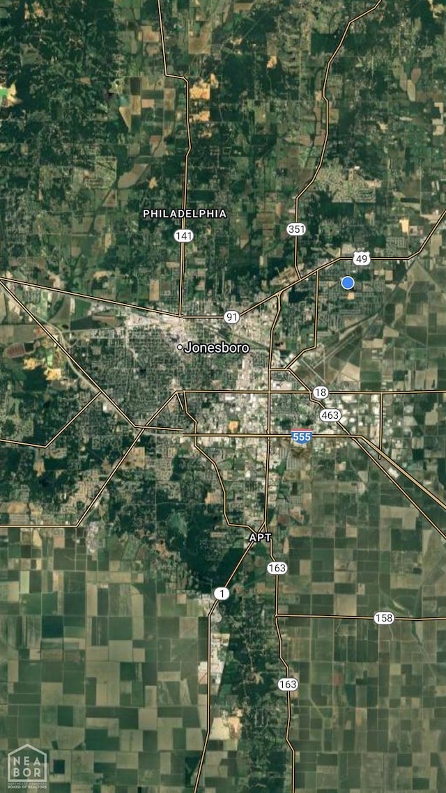 1409 Hemingway Cir, Jonesboro, AR 72405 - map of property location
