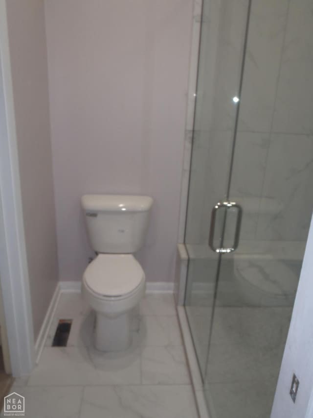 4 Virginia Rd, Newport, AR 72112 - full bathroom with a stall shower and marble look tile flooring