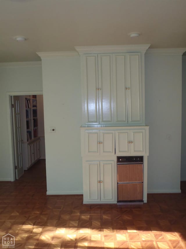 4 Virginia Rd, Newport, AR 72112 - kitchen featuring ornamental molding and white cabinets