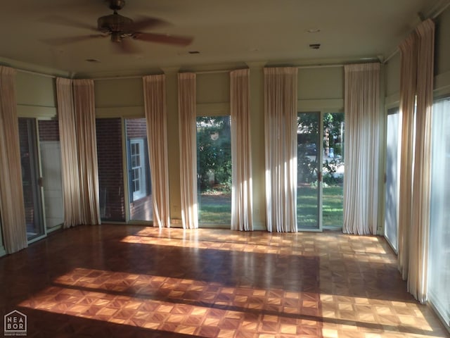 4 Virginia Rd, Newport, AR 72112 - empty room featuring a ceiling fan and healthy amount of natural light