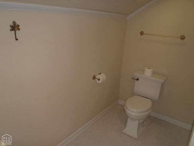 4 Virginia Rd, Newport, AR 72112 - bathroom featuring crown molding and tile patterned floors
