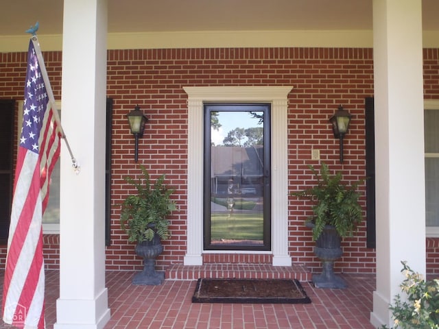 4 Virginia Rd, Newport, AR 72112 - property entrance featuring brick siding and covered porch