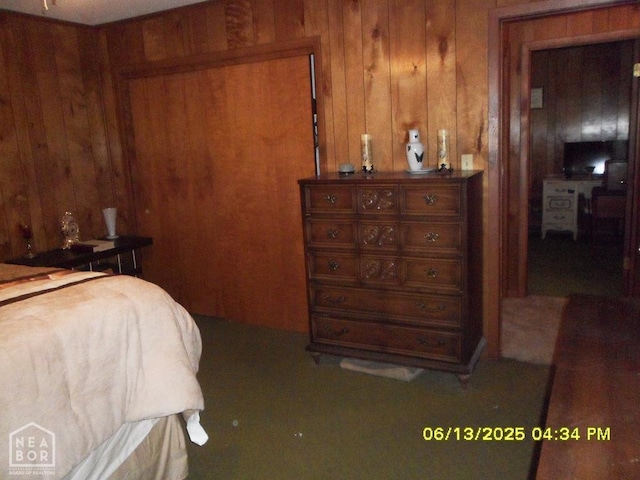 2805 Robinson St, Newport, AR 72112 - bedroom with wood walls
