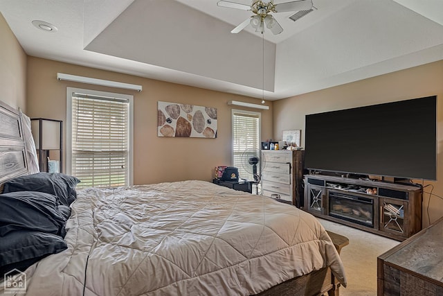 328 Natchez Dr, Jonesboro, AR 72404 - bedroom with carpet and a ceiling fan