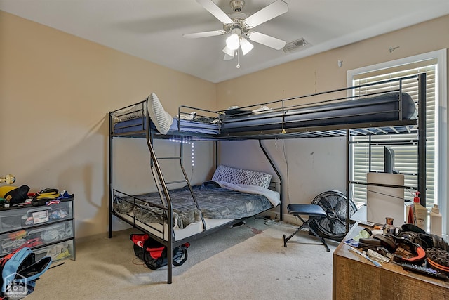 328 Natchez Dr, Jonesboro, AR 72404 - bedroom with carpet floors and a ceiling fan