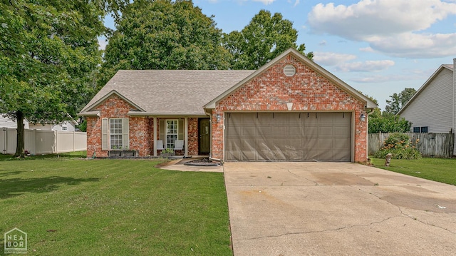 328 Natchez Dr, Jonesboro, AR 72404 - view of front of home featuring brick siding, an attached garage, roof with shingles, and driveway