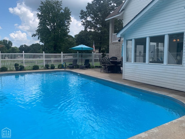 4105 Renee Dr, Jonesboro, AR 72404 - view of pool with a patio and a grill