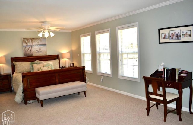 4105 Renee Dr, Jonesboro, AR 72404 - bedroom with crown molding, carpet, and baseboards