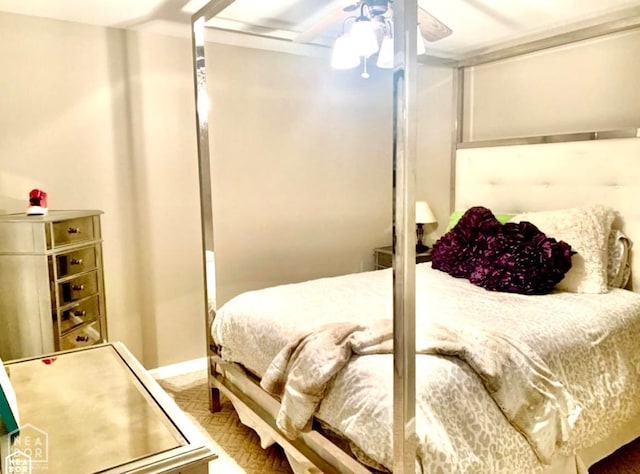 4105 Renee Dr, Jonesboro, AR 72404 - carpeted bedroom featuring ceiling fan and baseboards