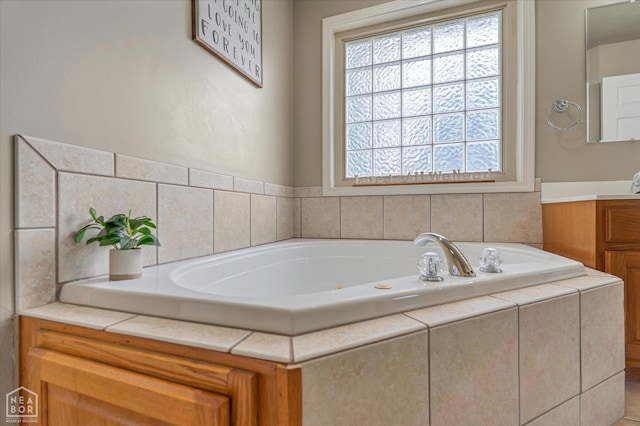 2105 Quarry Cv, Jonesboro, AR 72404 - full bathroom with plenty of natural light, vanity, and a garden tub