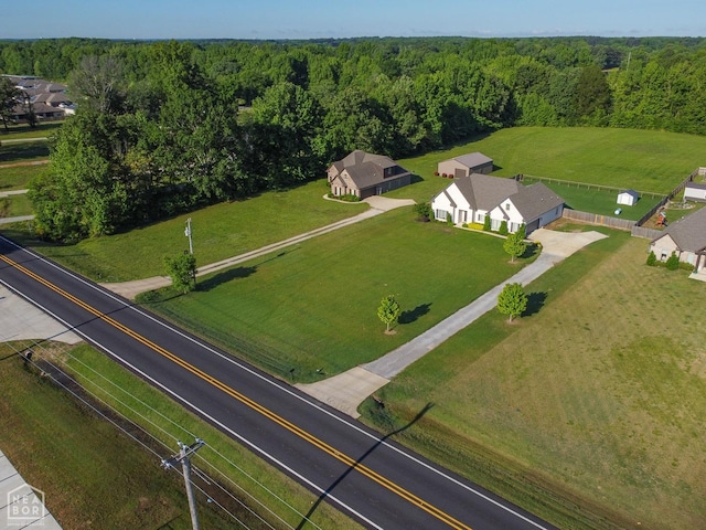 4049 Hwy 351, Jonesboro, AR 72405 - birds eye view of property featuring a forest view