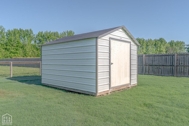 4049 Hwy 351, Jonesboro, AR 72405 - view of shed with a fenced backyard