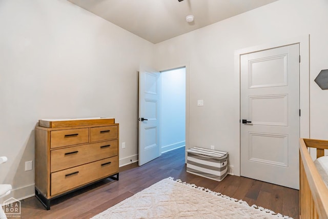 4049 Hwy 351, Jonesboro, AR 72405 - bedroom with baseboards and dark wood-style floors