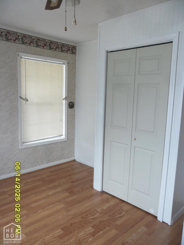 805 Cherokee Dr, Newport, AR 72112 - interior space featuring wood finished floors and baseboards