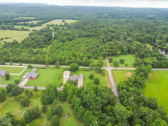 2 Deer Run, Clarksville, AR 72830 - aerial view of sparsely populated area with a heavily wooded area
