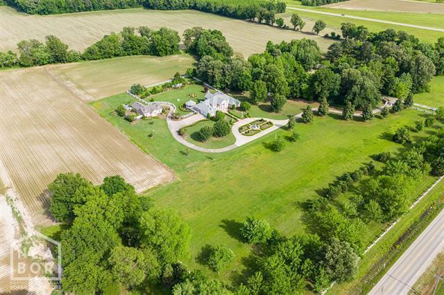 3201 S 2nd Ave S, Paragould, AR 72450 - aerial view of sparsely populated area with abundant farmland and a tree filled landscape