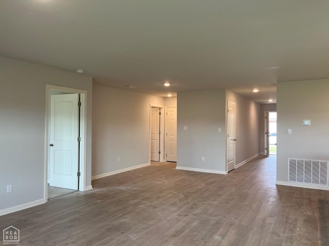 119 Terry Dr, Brookland, AR 72417 - unfurnished room with recessed lighting, wood finished floors, and baseboards