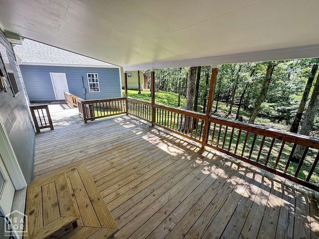 3013 Park Hill Blvd, Jonesboro, AR 72404 - view of wooden deck