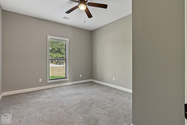 506 S Edmonds St, Monette, AR 72447 - carpeted empty room featuring a ceiling fan and baseboards
