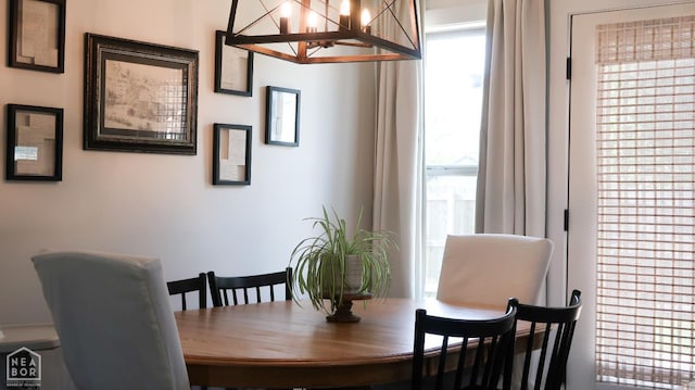 305 Stella Dr, Bono, AR 72416 - dining space featuring a chandelier
