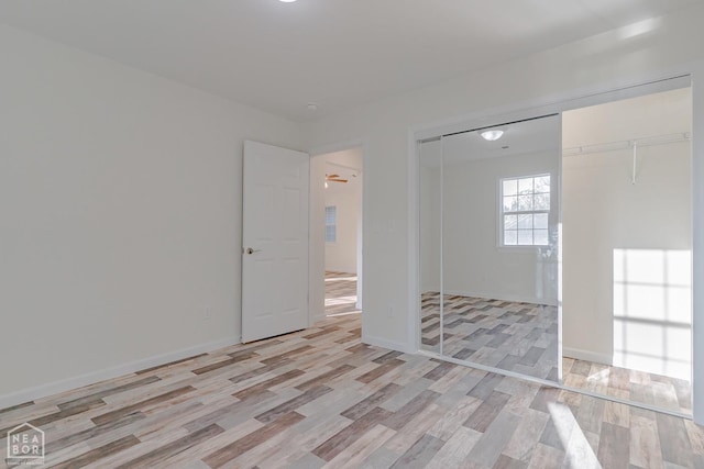 2516 Rebecca Dr, Pocahontas, AR 72455 - unfurnished bedroom with light wood-style floors and a closet