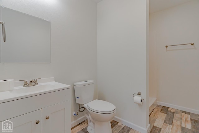 2516 Rebecca Dr, Pocahontas, AR 72455 - bathroom with wood finished floors, vanity, and a shower