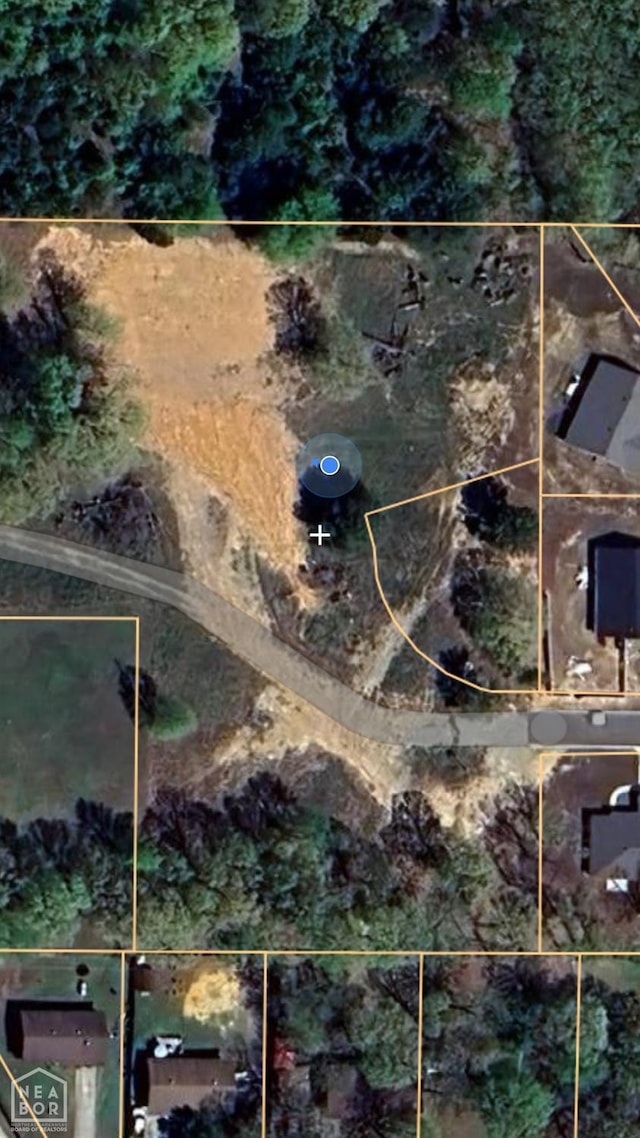 2516 Rebecca Dr, Pocahontas, AR 72455 - aerial view of property's location featuring property boundaries highlighted