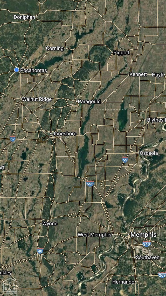 2516 Rebecca Dr, Pocahontas, AR 72455 - map of property location