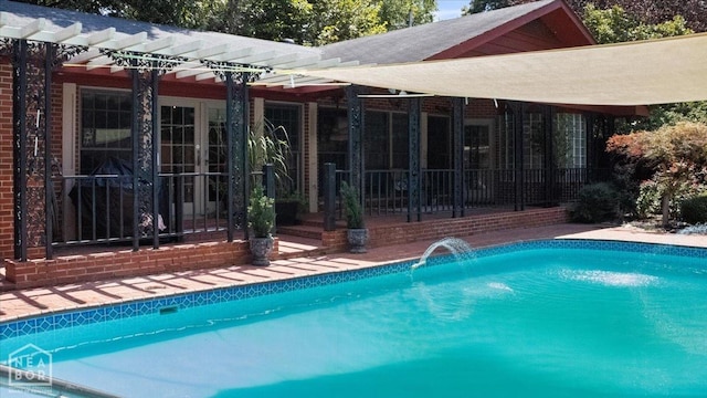 view of pool