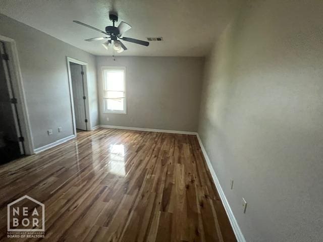 1213 Pauline St, Trumann, AR 72472 - unfurnished bedroom with wood finished floors and a ceiling fan