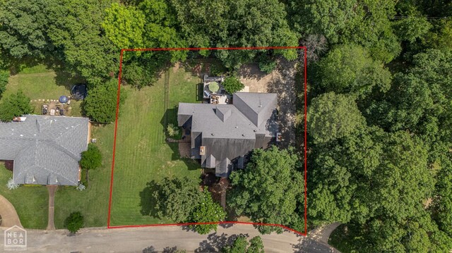 15 Plantation Oaks Ln, Jonesboro, AR 72401 - aerial view of property's location featuring property parcel outlined