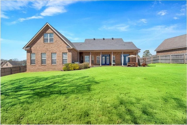 4024 Chapel Hill Dr, Jonesboro, AR 72404 - rear view of property with brick siding