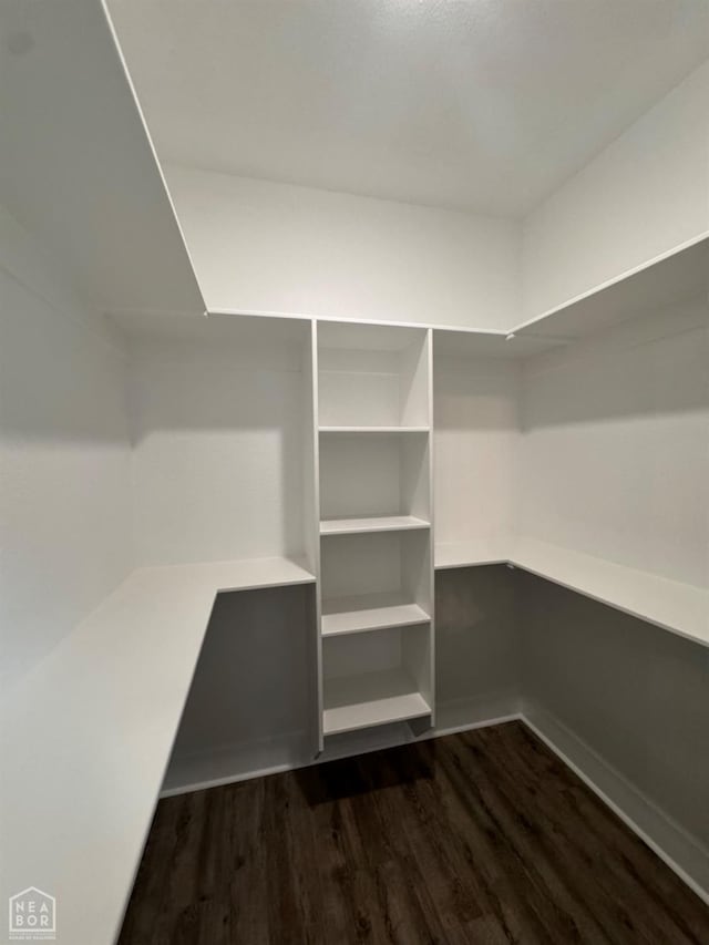 210 E College St, Bono, AR 72416 - walk in closet featuring dark wood finished floors