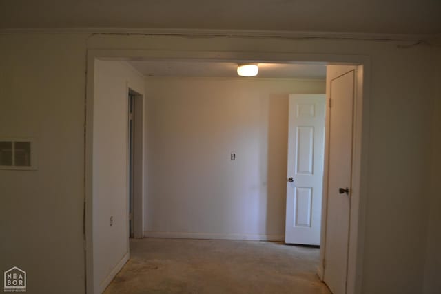 1808 Roy St, Jonesboro, AR 72401 - corridor with unfinished concrete floors and baseboards