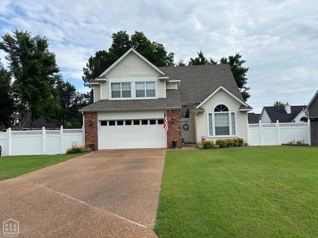 2208 Shafer Cir, Newport, AR 72112 - traditional-style home featuring driveway, a garage, roof with shingles, and brick siding