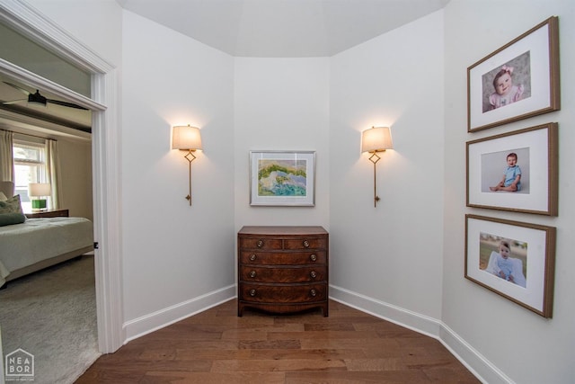 1203 Dove Rd, Jonesboro, AR 72401 - corridor with wood finished floors and baseboards