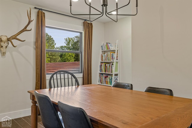 1766 Greene Road 326, Bono, AR 72416 - dining room featuring a chandelier and baseboards