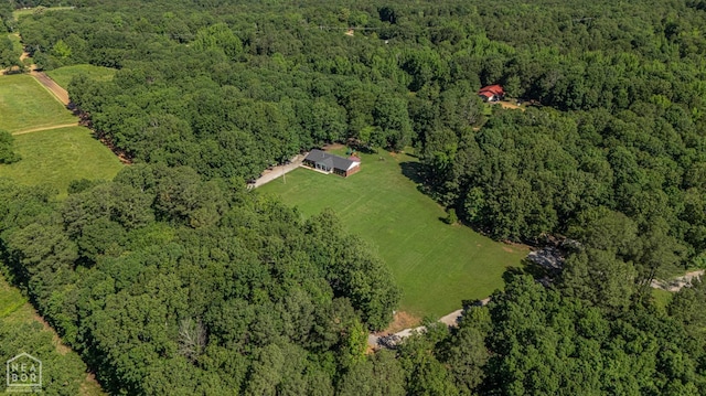 1766 Greene Road 326, Bono, AR 72416 - aerial view of property and surrounding area featuring a forest