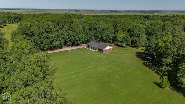 1766 Greene Road 326, Bono, AR 72416 - aerial view of sparsely populated area featuring a heavily wooded area