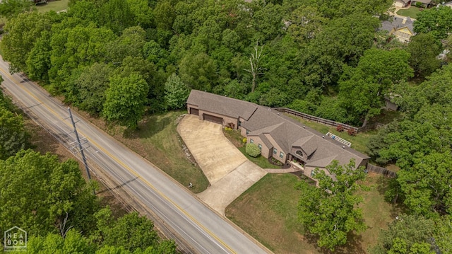 1616 Neely Rd, Jonesboro, AR 72404 - bird's eye view with a forest view