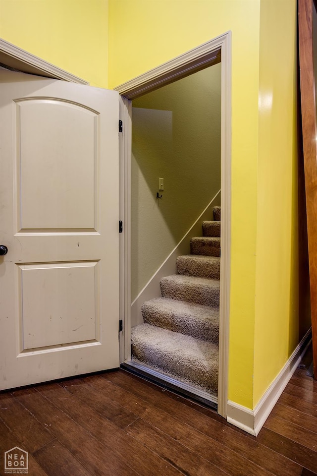 103 Hollis Cv, Bono, AR 72416 - staircase with wood finished floors