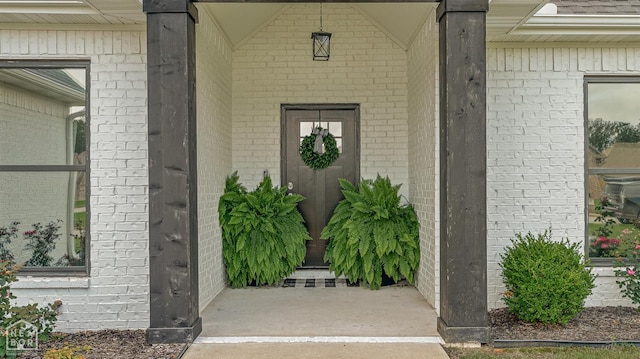 3604 Fieldstone Dr, Paragould, AR 72450 - doorway to property with brick siding