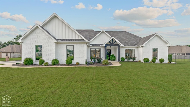 3604 Fieldstone Dr, Paragould, AR 72450 - modern farmhouse featuring board and batten siding and brick siding