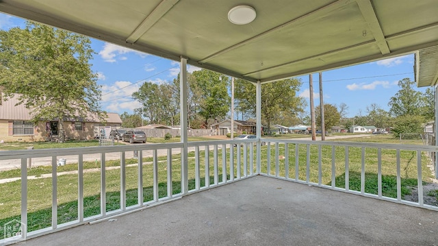 exterior space featuring a residential view